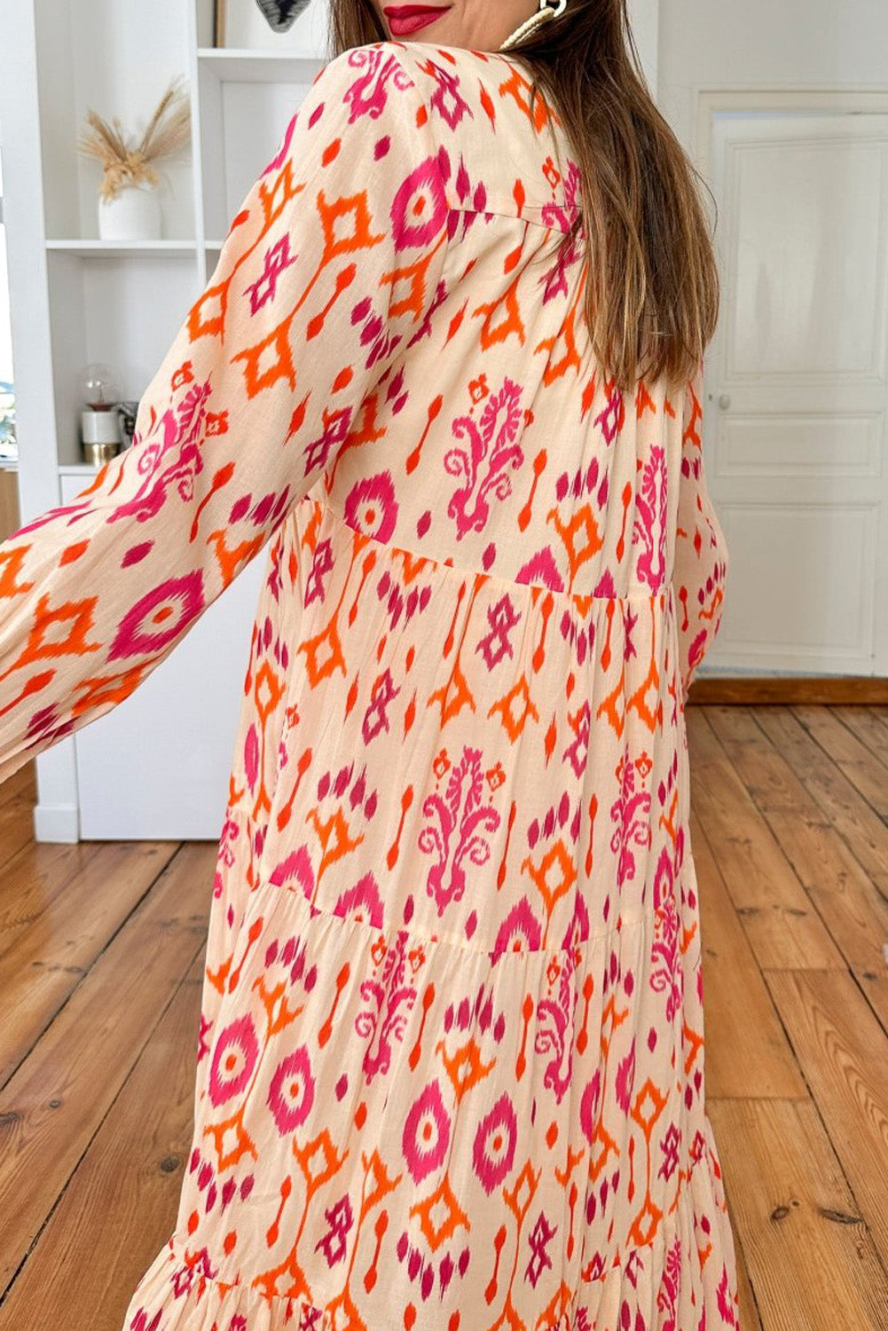 Maxi Jurk met Westerse Print