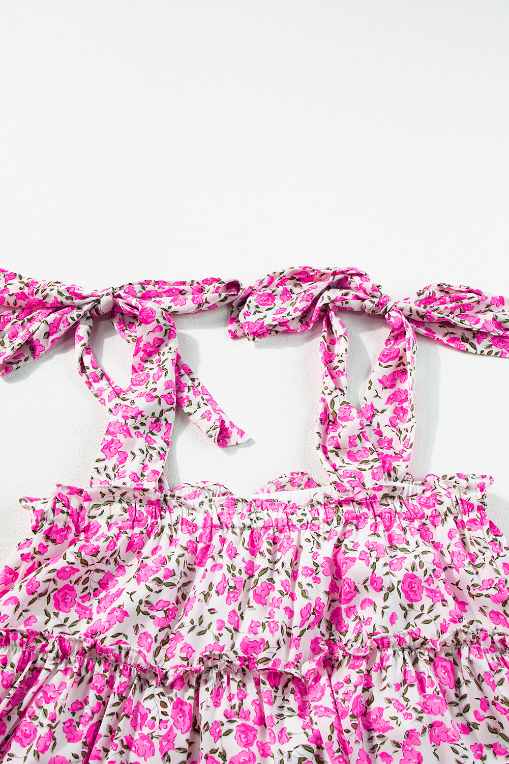 Elegante Babydoll Jurk met Bloemenprint