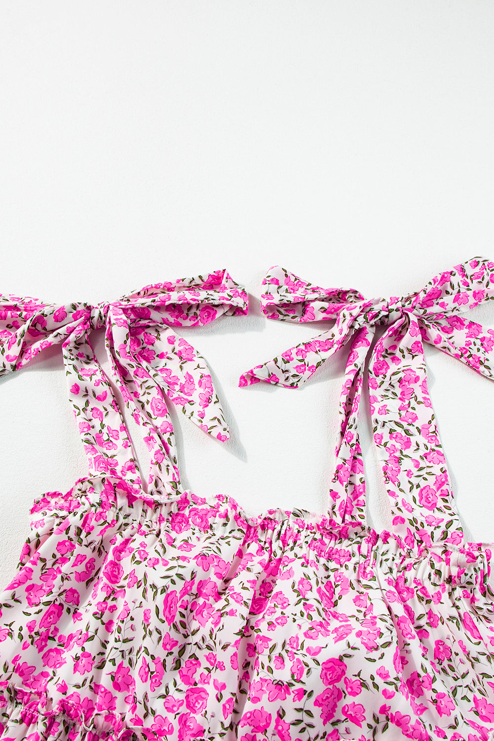 Elegante Babydoll Jurk met Bloemenprint