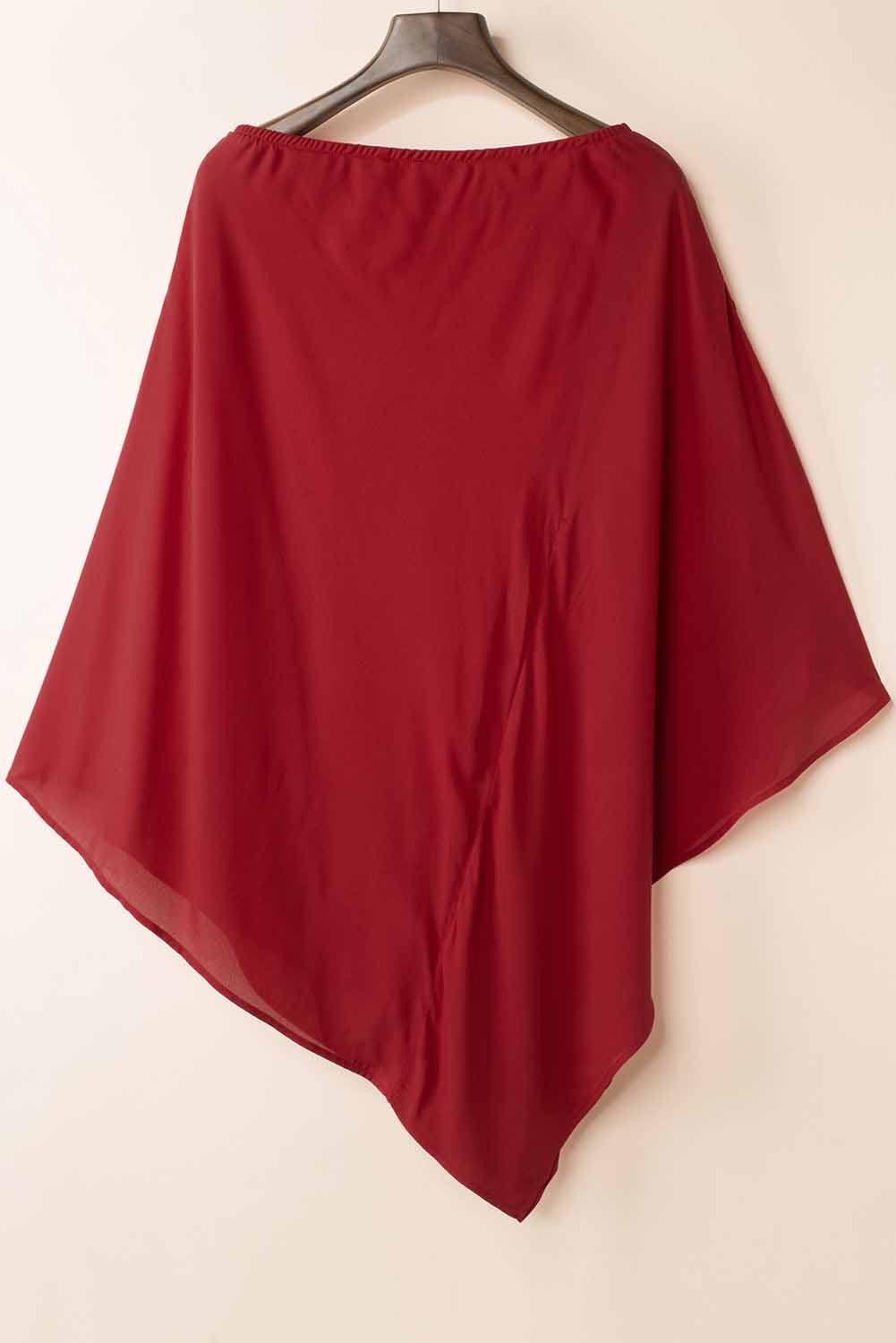 Elegante One Shoulder Batwing Mini Jurk