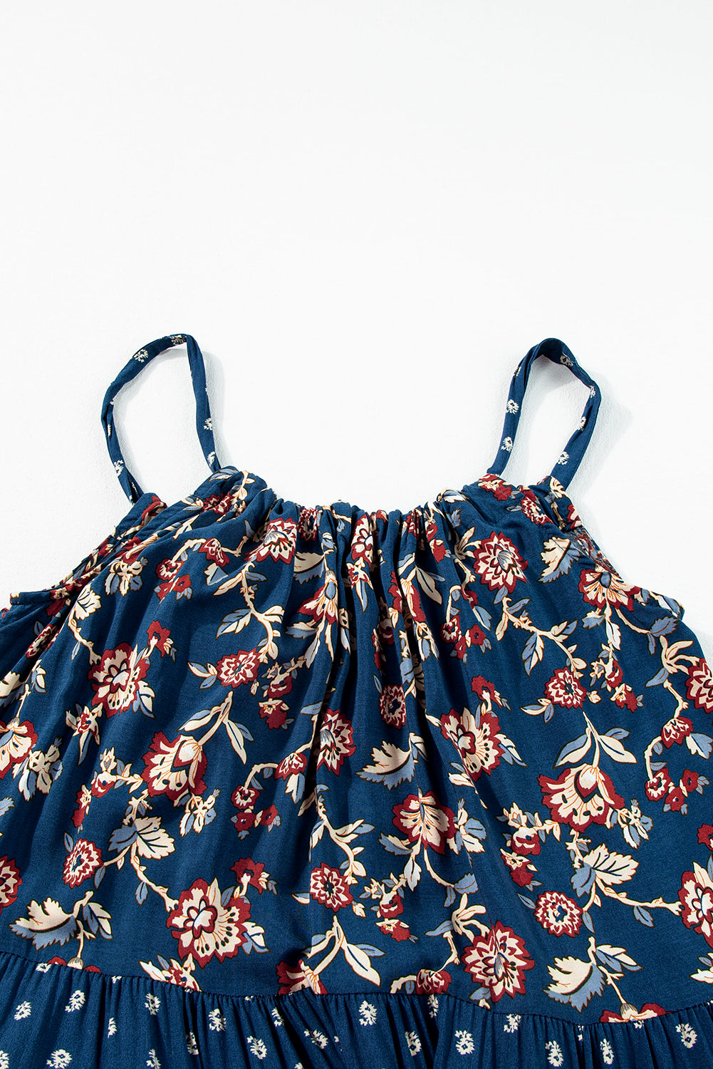 Boho Bloemenprint Mouwloze Maxi Jurk