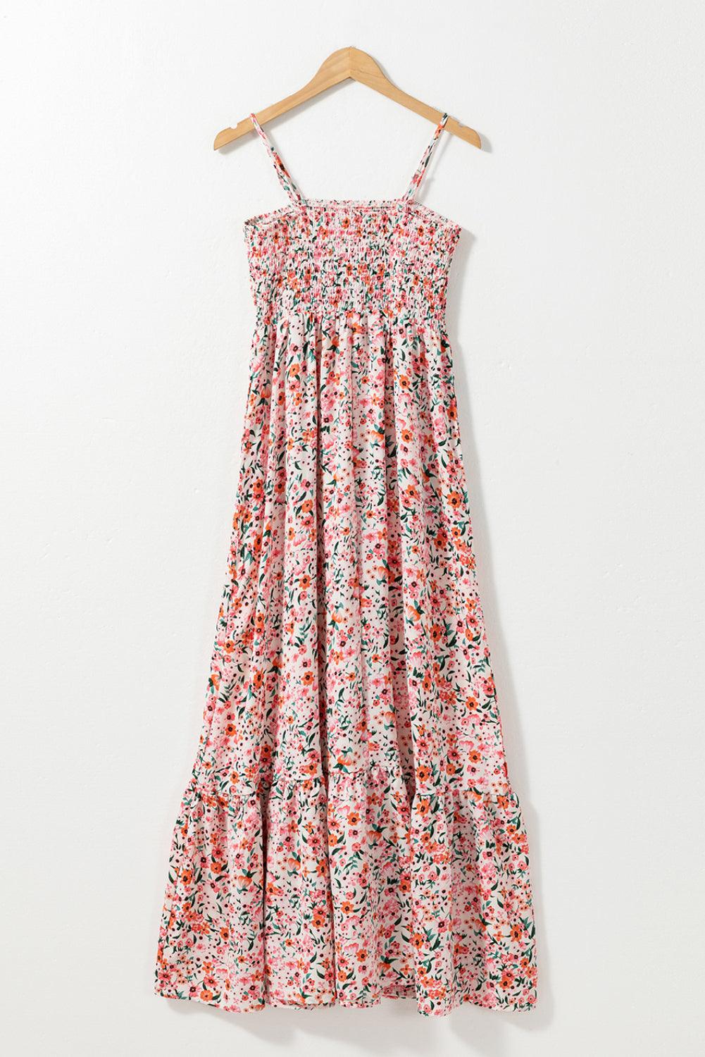 Boho Bloemen Maxi-jurk met Ruches - Maxi Dresses - Jurkjes.co