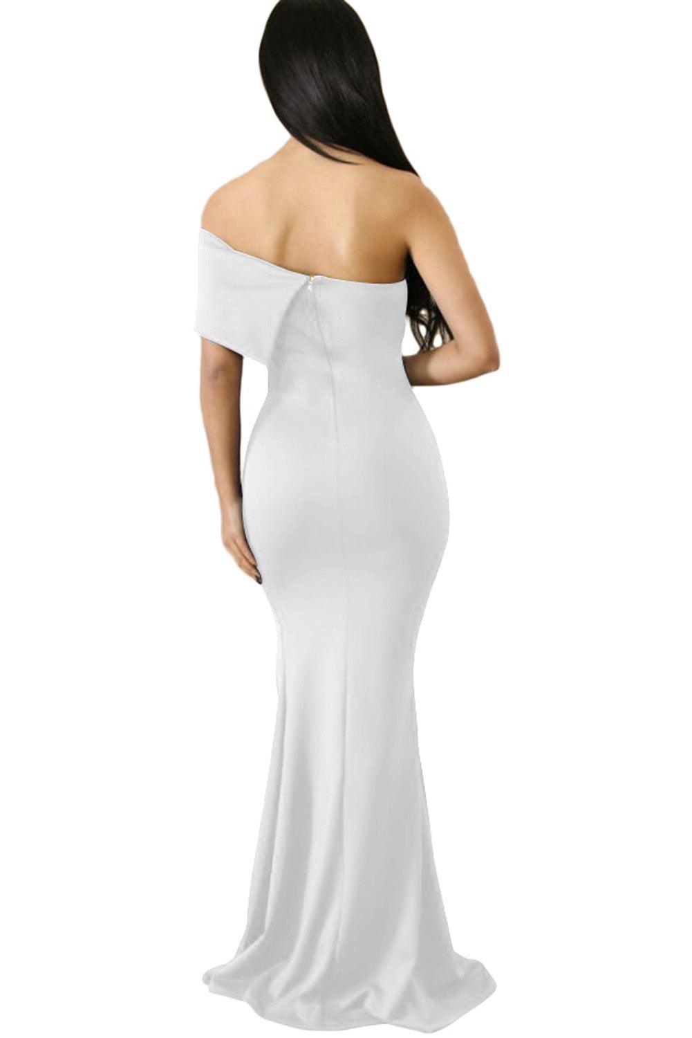 Chique Off-Shoulder Maxi Galajurk - Evening Dresses - Jurkjes.co