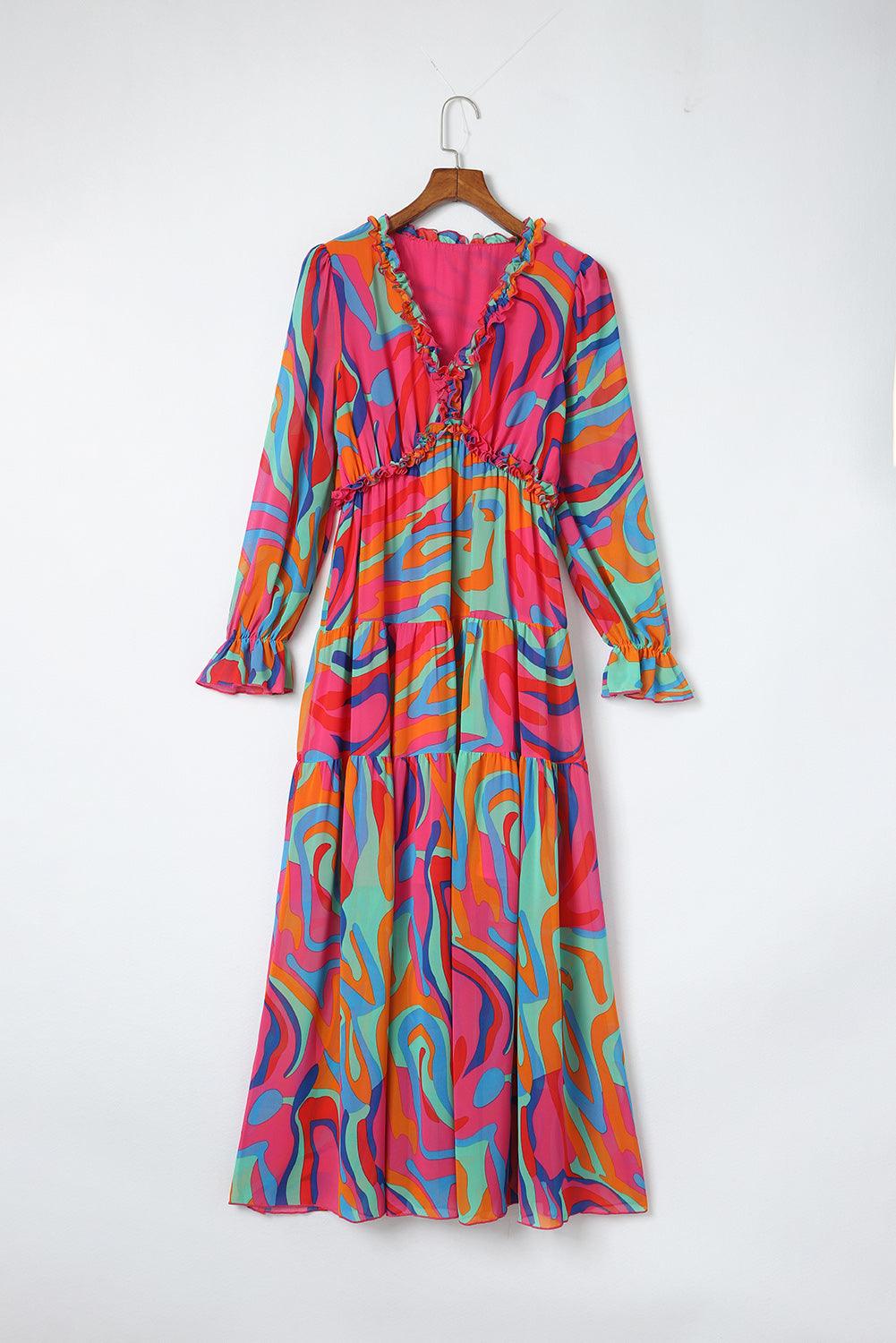 Elegante Lotus Ruche Maxi-Jurk - Maxi Dresses - Jurkjes.co