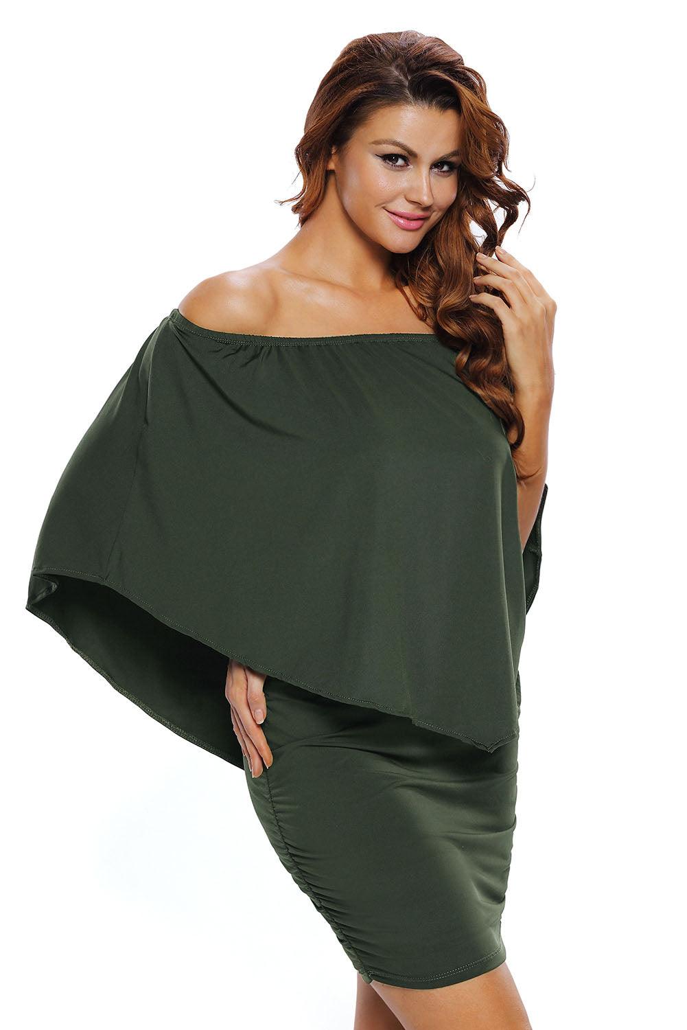 Gelaagde Mini Poncho Jurk met Meerdere Lagen - Mini Dresses - Jurkjes.co