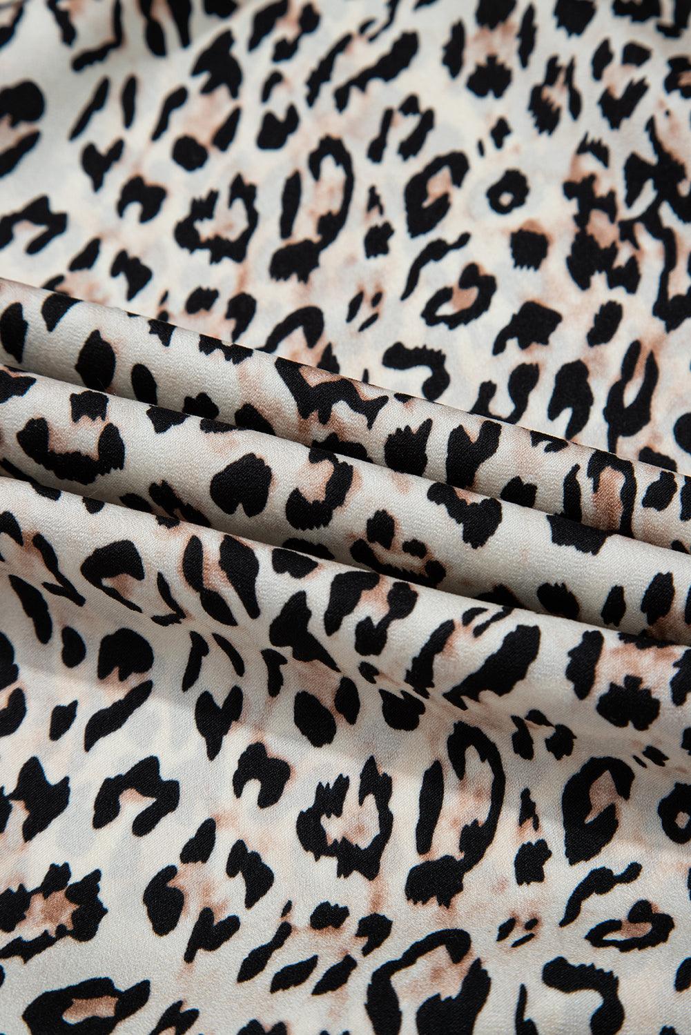 Maxi Jurk met Dierenprint en Halternek - Maxi Dresses - Jurkjes.co