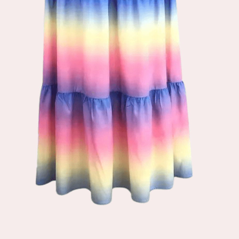 Maxi Jurk met Tie-Dye Ontwerp - Dresses - Jurkjes.co