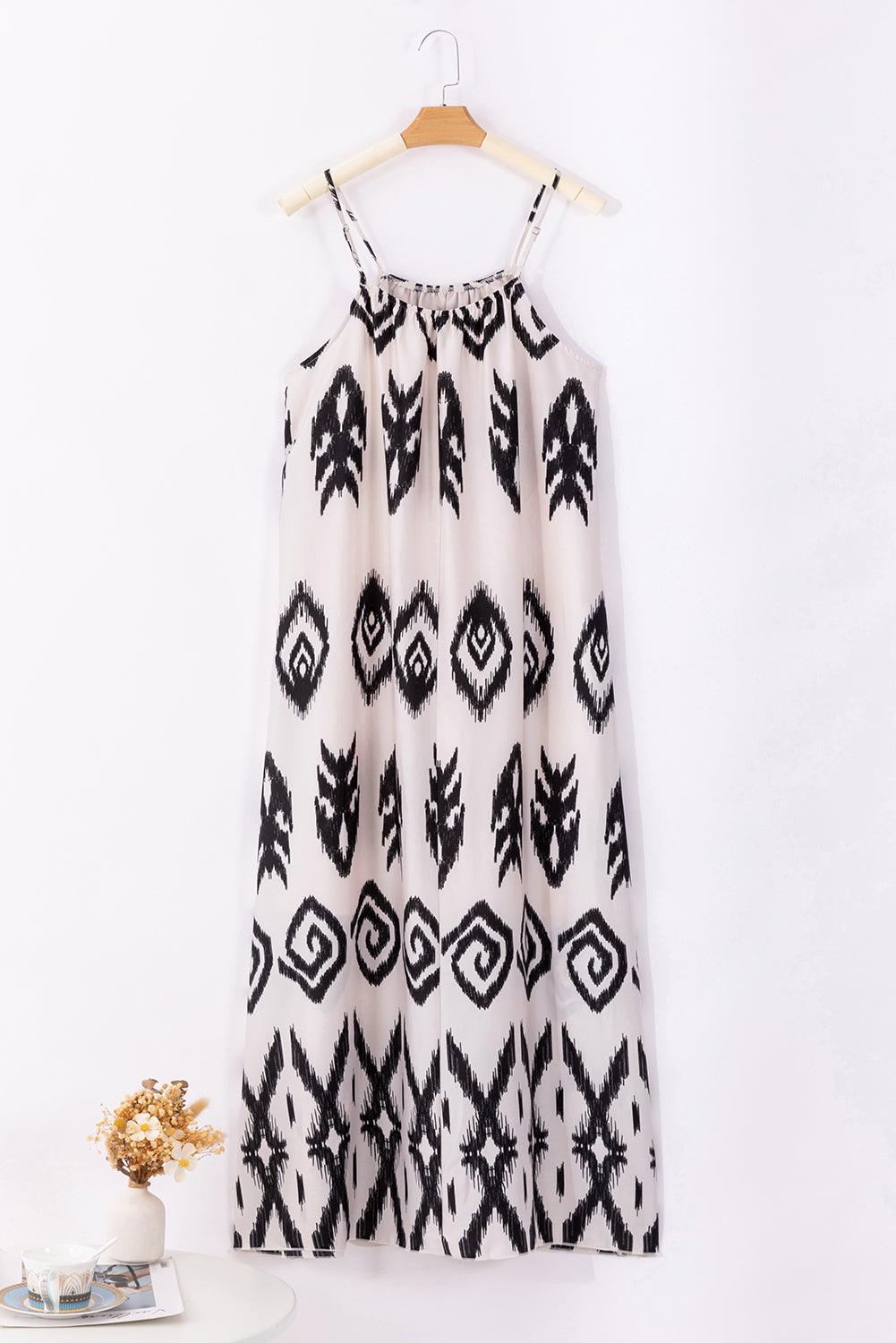 Westerse Azteekse Print Zomerjurk - Maxi Dresses - Jurkjes.co