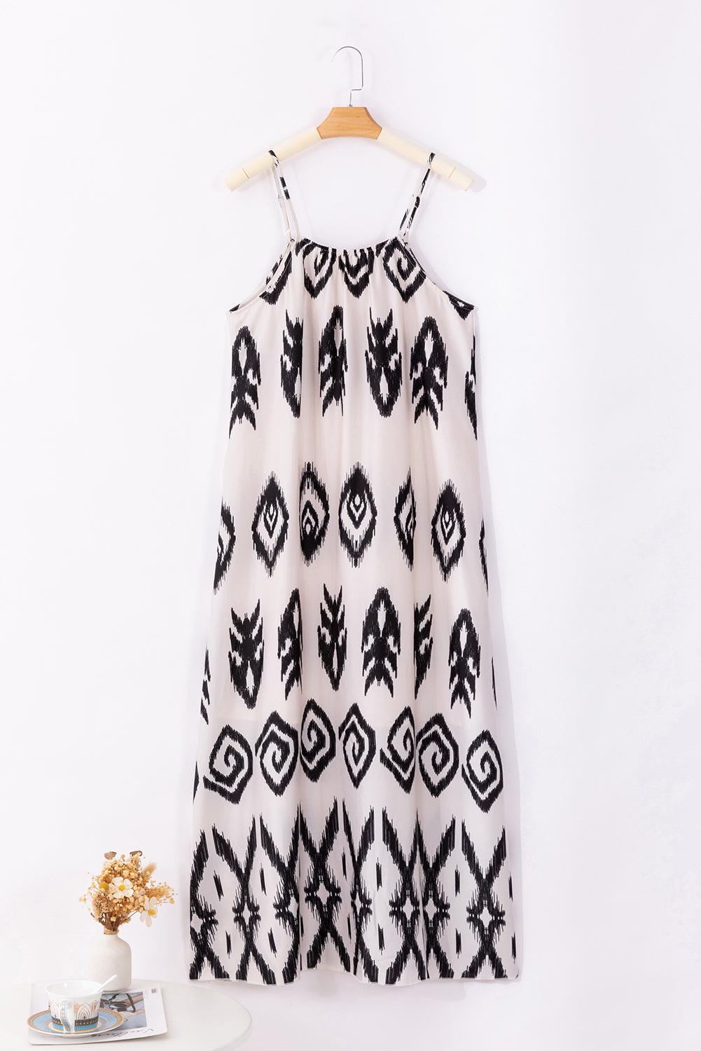 Westerse Azteekse Print Zomerjurk - Maxi Dresses - Jurkjes.co